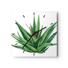 Horloge murale en verre