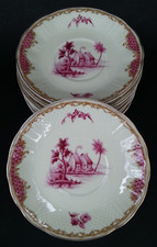 RARE 8 SOUCOUPES SOUS TASSES