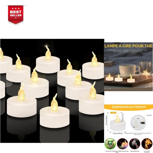 Bougies chauffe plat led - bougies, chauffe-plat