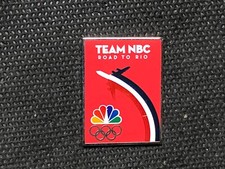  PINS PIN ENAMEL NOC OLYMPIC OLYMPIQUE RIO 2016 MEDIA NBC
