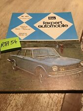 Simca 1501 et Spécial Revue Pratique Technique Automobile Expert RTA EA