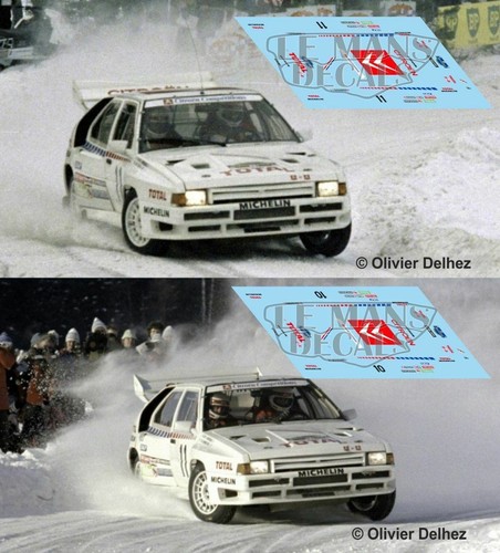 Décal citroen tc - bx, 4