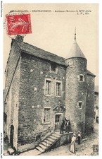 AUOP3-0295-21 - CHATEAUNEUF - anciennes maisons du XVIe siècle
