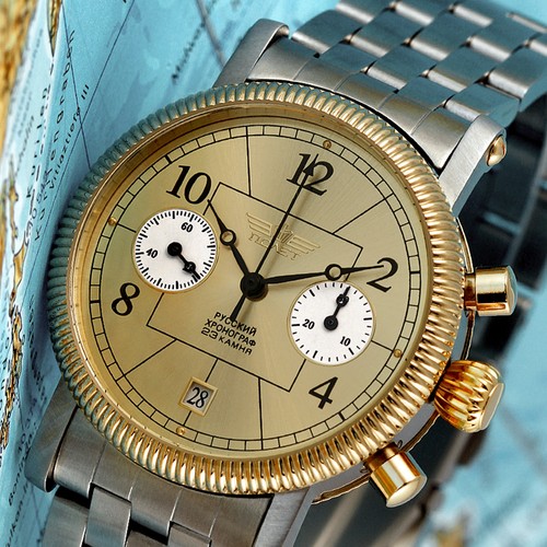 Poljot chronographe 3133 russe - chronographe,