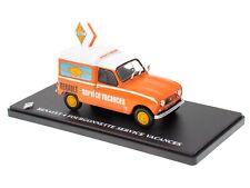 RENAULT 4 FOURGONNETTE SERVICE - 1/43 IXO Hachette 4L R4 Voiture Miniature 4L036