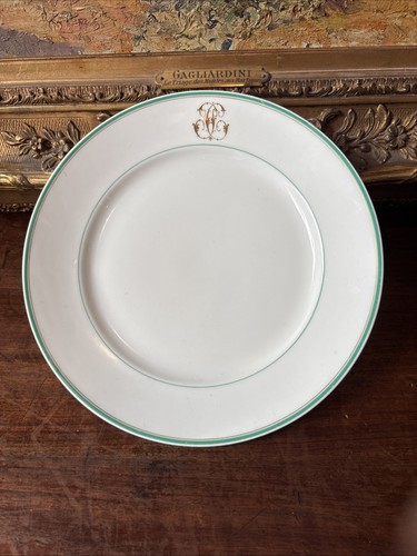 Anciennes assiettes plates - anciennes,