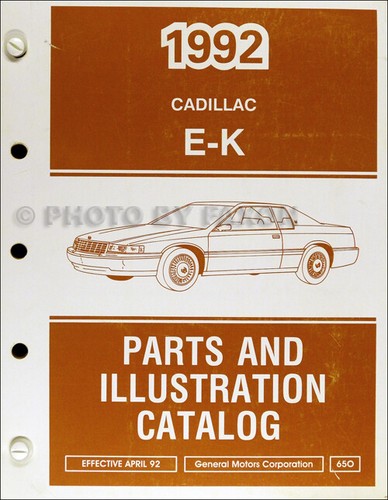 Livre pièces cadillac - pièces,