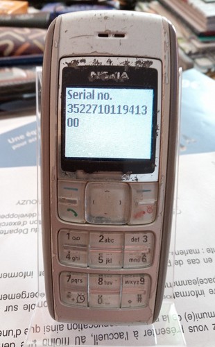 Gsm portable silver mobile - gsm,