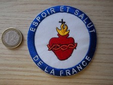 écusson catholique scout sacré coeur France patriotique insigne collection