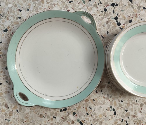 Service gâteau porcelaine - À,
