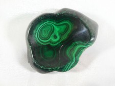 MAGNIFIQUE CENDRIER EN MALACHITE VERTE 244 Gr