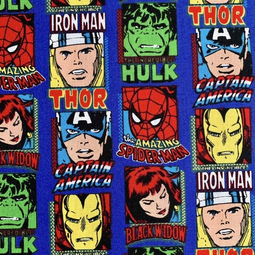 100 tissu coton marvel - tissu,