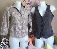 Lot vêtements occasion femme : Haut " Renatto Bene ", Veste - T : 38 / 40 *