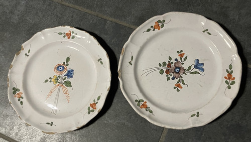 Lot anciennes assiettes - lot,