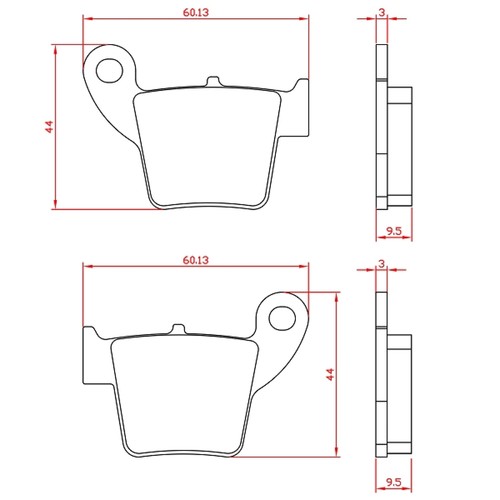 Plaquette frein moto brenta - de,