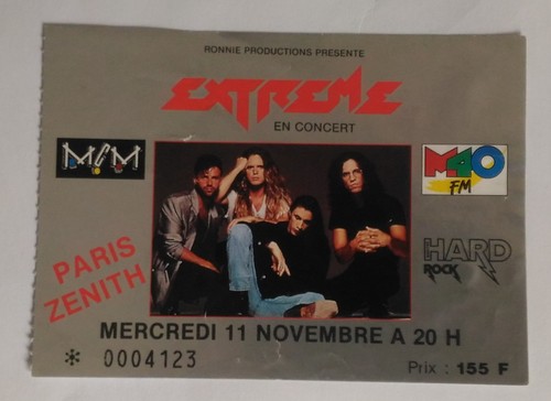 Ticket billet concert used - ticket,