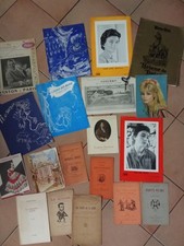 LOT VIEUX PAPIER ANCIEN.THEATRE,MUSIQUE,CINEMA...PROGRAMME,PIECES DE THEATRE ETC