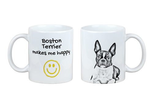 Boston terrier cup - cup, with