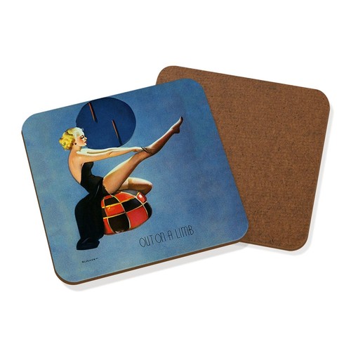 Dessous verre pin girl - dessous-de-verre,