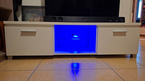 Meuble blanc longueur 1 5 - blanc,