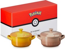 Collection Pokemon Le Creuset 2ème Mini Cocotte 2pcs Evoli Pikachu 2024...