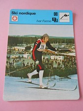 Ski Nordique Ivar Formo Norvège 1978 Fiche Card