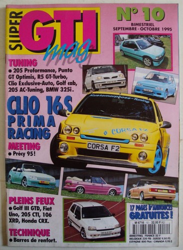 Revue automobile super gti - revue,