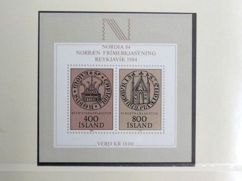Timbres islande 1982 bloc - 1982,
