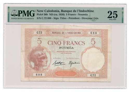 Nouvelle calédonie billet - billet, 5