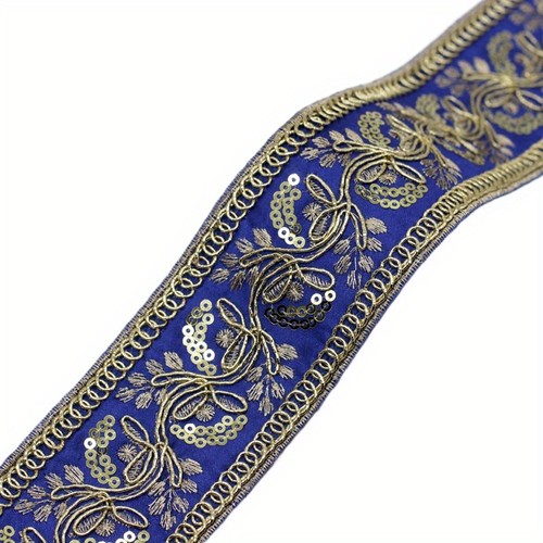 13m sequin brodé bordure - brodé,
