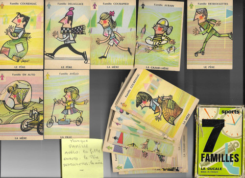 Jeu cartes des familles - jeu,