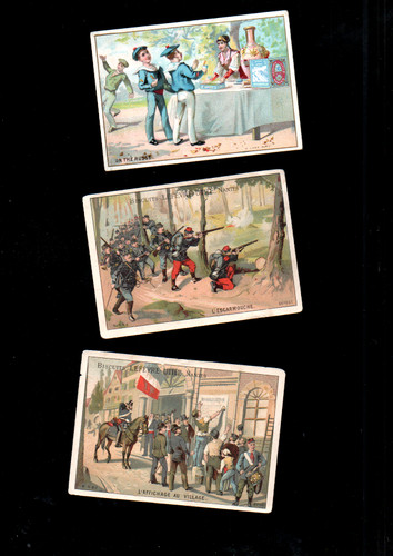 Lot chromo pub image ancien - lot,