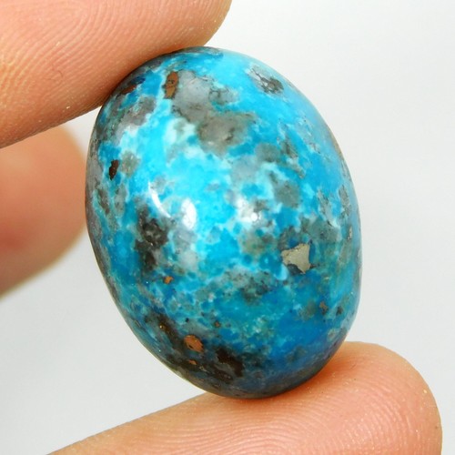 Cabochon ovale bleu - , turquoise