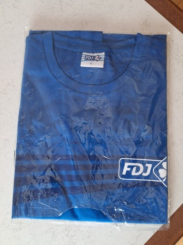 Tee shirt bleu fdj - shirt,