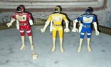 3 figurines Bioman 1 Bandai