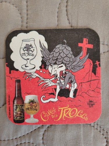 Sous bock bière belge cuvée - bière,