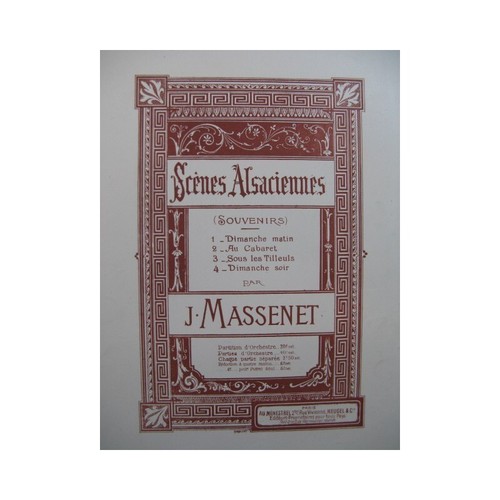 Massenet jules scènes - massenet,