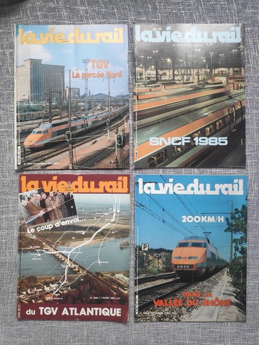 Lot revues vie du rail - revues,