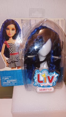 Liv dolls wig - hairstyle, black