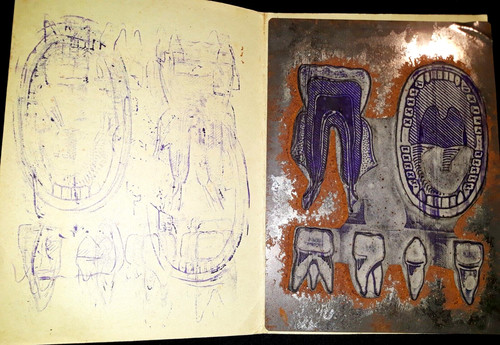 Multi croquis ancien tampon - multi,