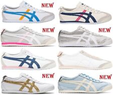 Chaussures Asics Onitsuka Tiger MEXICO 66 Femme Blanc Rose 1182A129 100% Cuir