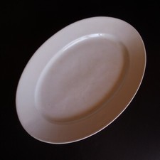 Plat ovale porcelaine blanche