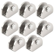 Porte armoire acier inox maison glace supports étagère porte-clips fixation 8pc