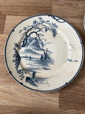 Ancienne Assiette Gien Médaille d'Or Marines Voilier 4