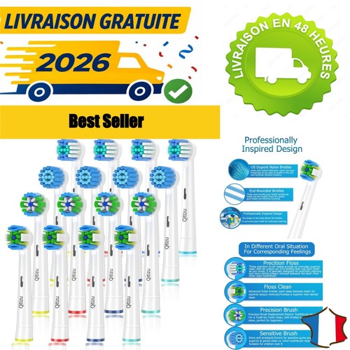Têtes rechange brosse - 16,