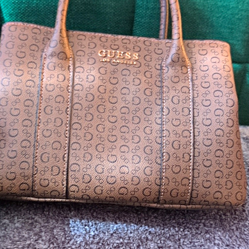 Guess beige logo - guess, print