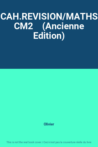 Cah revision maths cm2 - cah.revision/maths,
