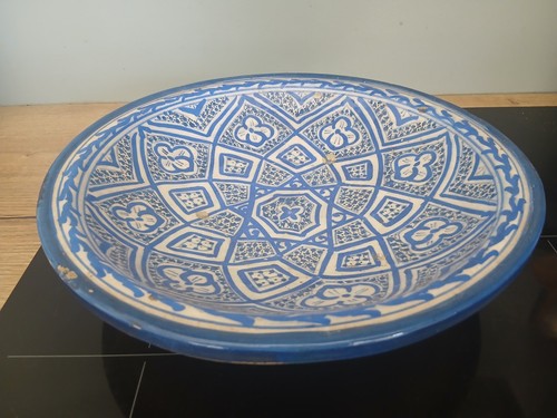 Plat ancien céramique maroc - plat,