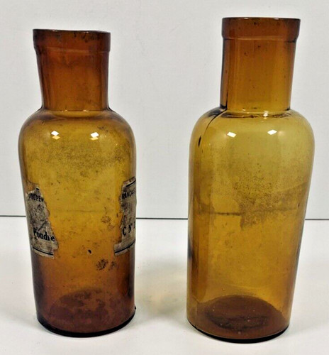 Anciens flacons pots - anciens,