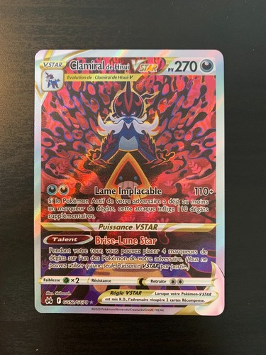 Carte pokémon clamiral de - pokémon,